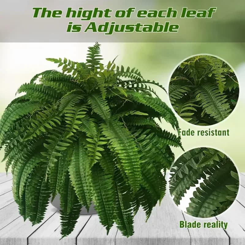 UV Resistant Lifelike Artificial Boston Fern - View 5