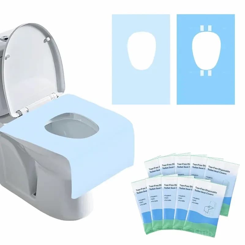10 Pack Disposable Tear-Free Toilet Seat Covers for Adults & Kids - View 3