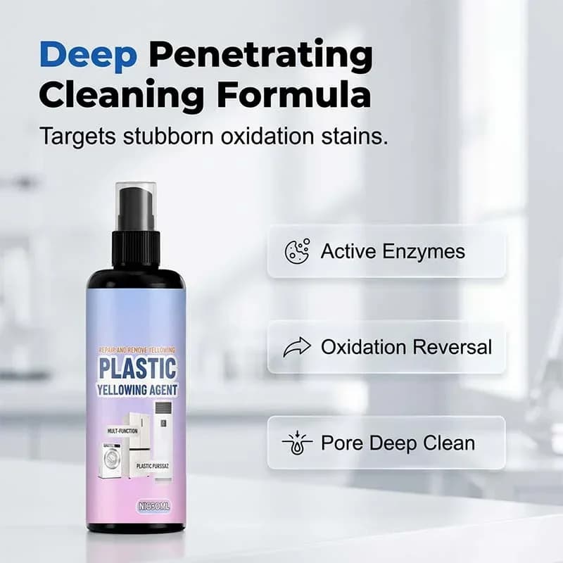 Multi-Purpose Plastic Yellowing Remover Spray – Cleans and Restores - View 4