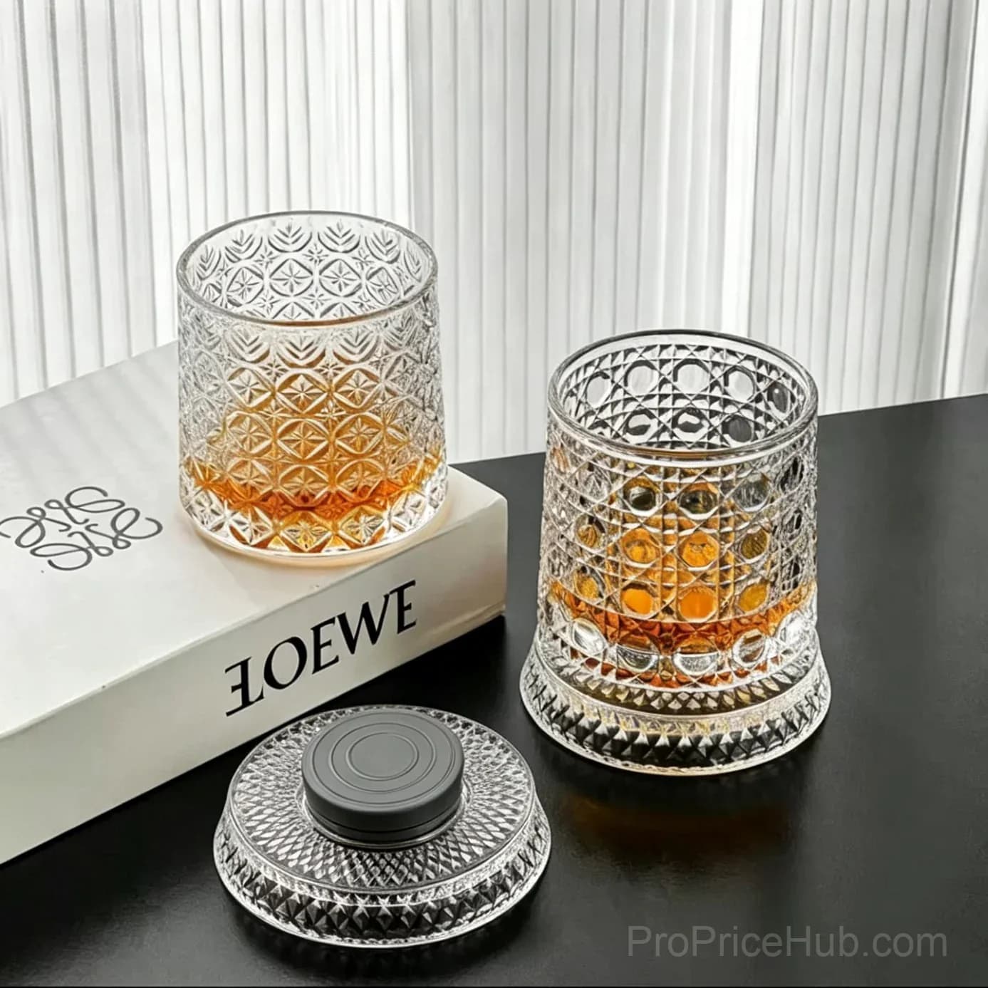 Whiskey Glass with Smooth Spin and Glow Effect - Perfect Gift - View 5
