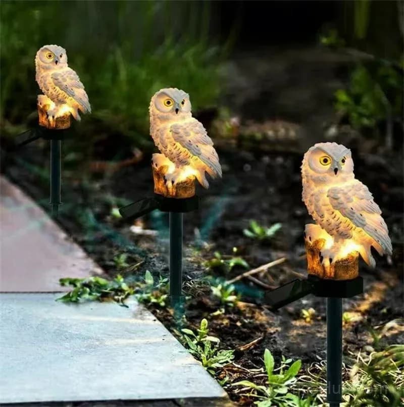 Waterproof Solar Owl Light for Garden Decor - View 6