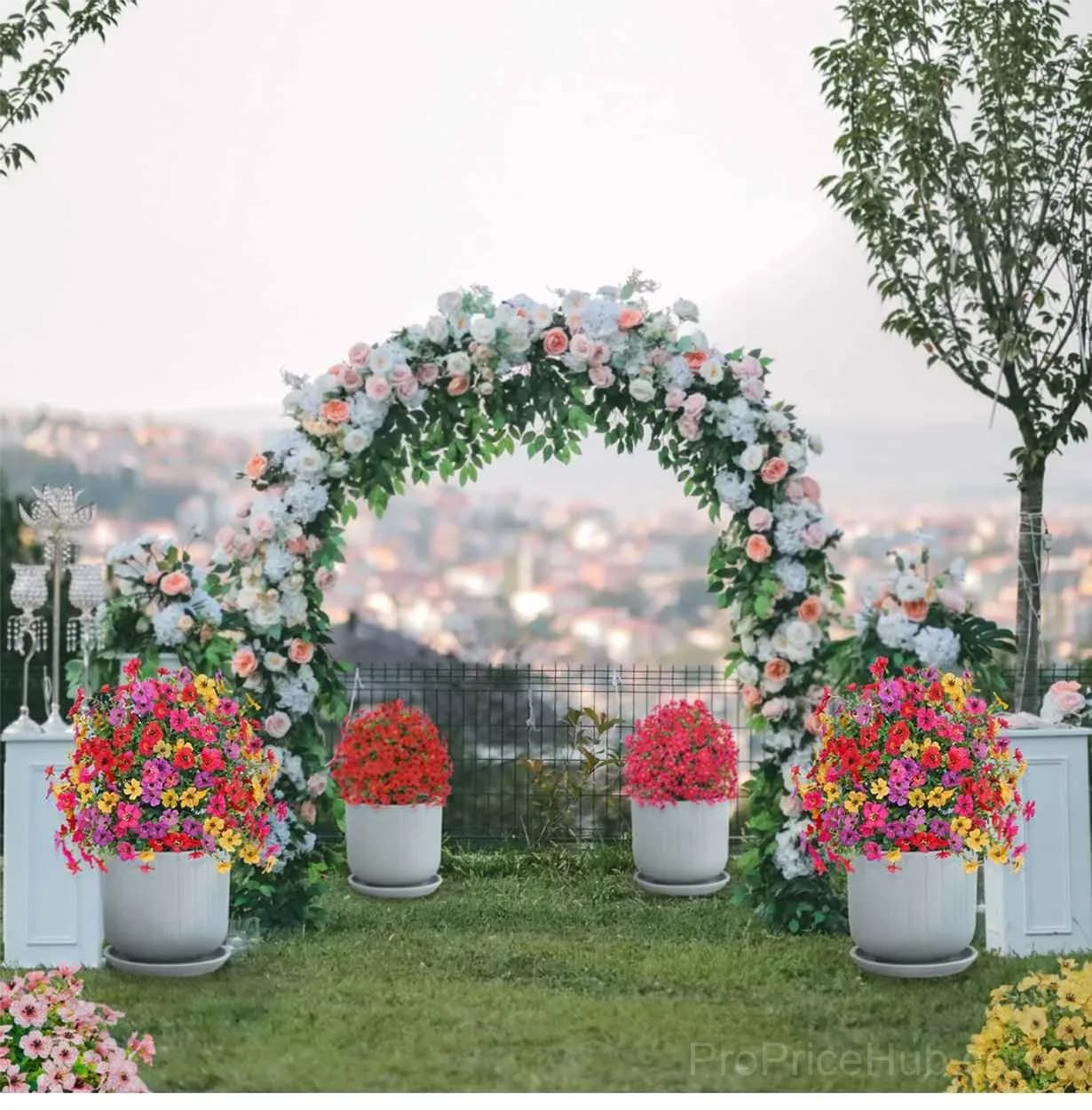 Outdoor/Indoor UV Resistant Waterproof Artificial Flower Decor - View 20