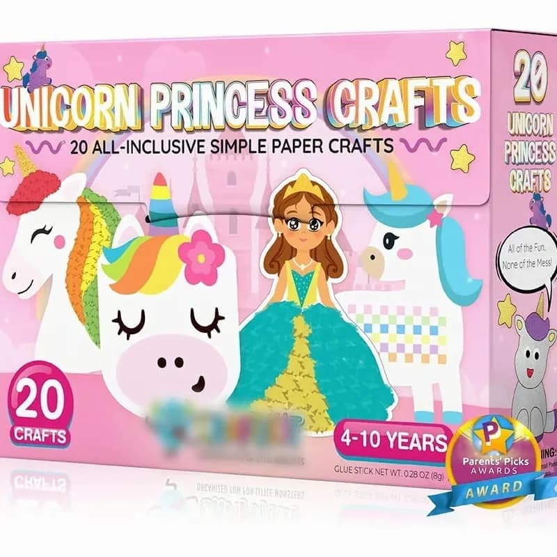 Children's Unicorn Princess Educational Toy Material Kit - Main