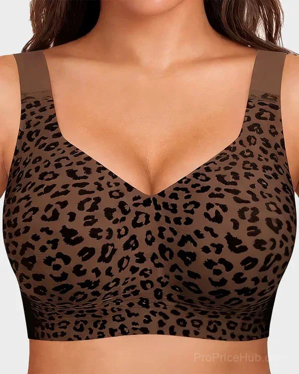 Comfortable Wireless Full Coverage Jelly Smoothing Bra - View 23