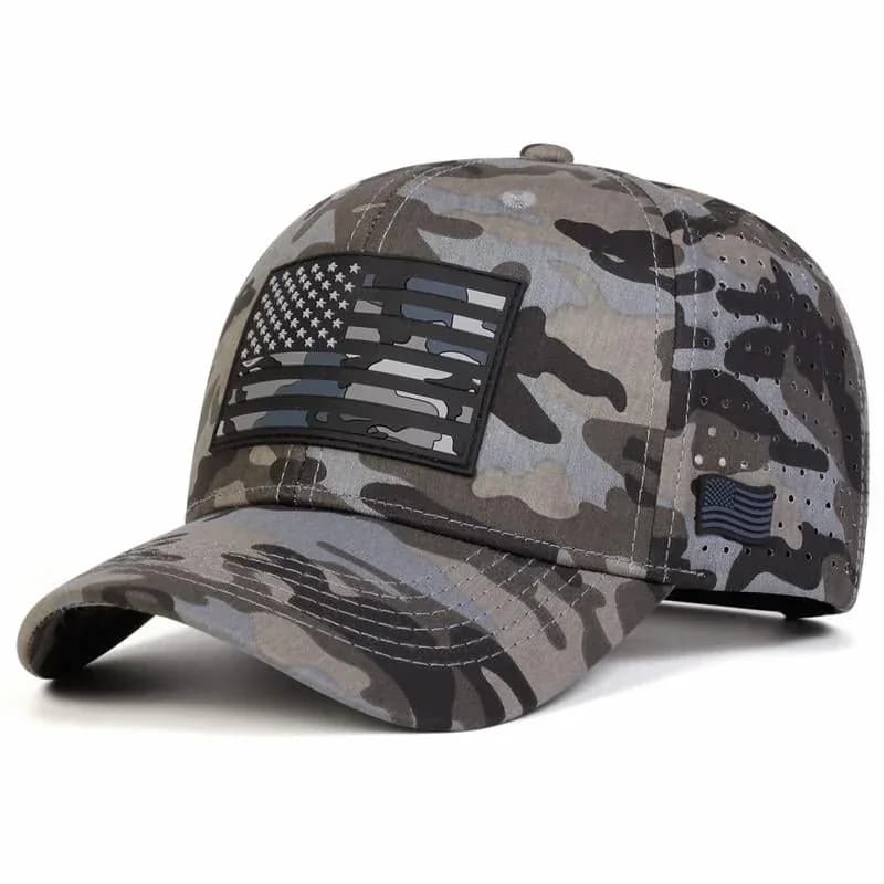 USA Flag Pattern Baseball Cap - Main