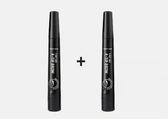 Waterproof 4-Tip Beard and Eyebrow Pen, Light Brown - View 44
