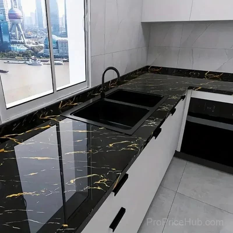 Gold Marble Self-Adhesive Wallpaper Roll - View 8