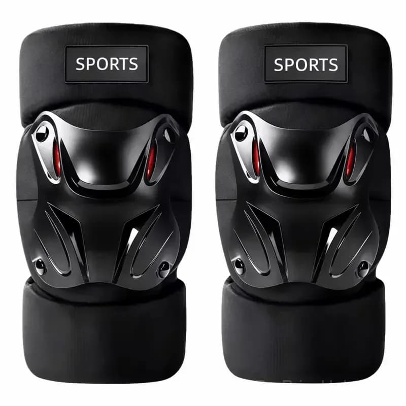 1 Pair Heavy Duty Sports Knee Pads for Cycling & Skateboarding - Alt