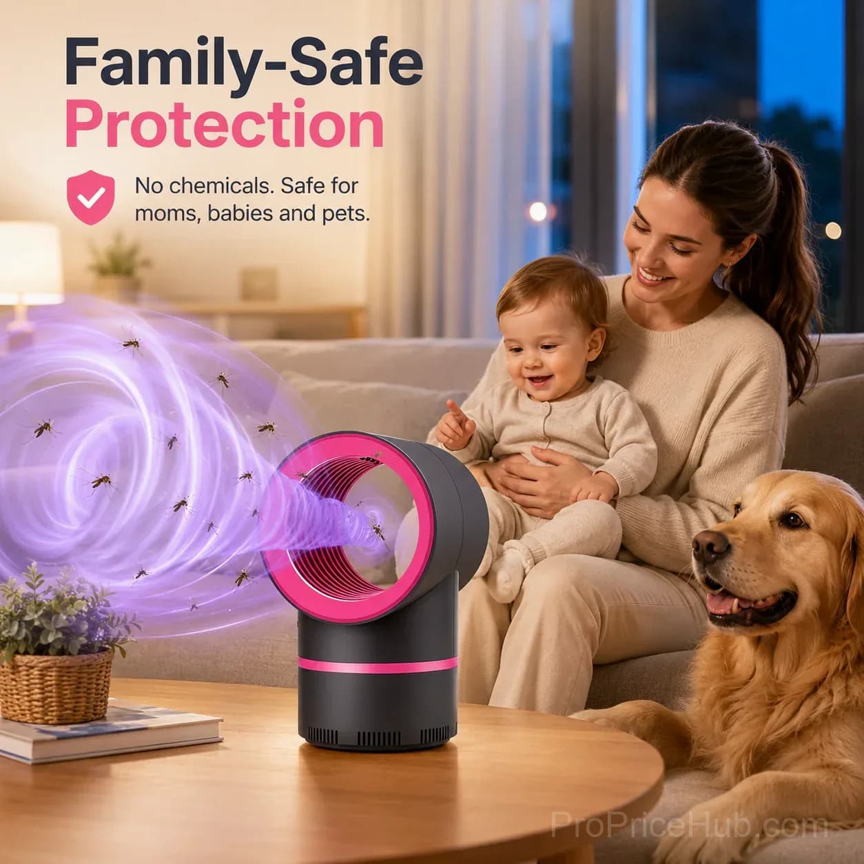USB Mosquito Trap – Strong Suction & Quiet Indoor Bug Catcher - Alt