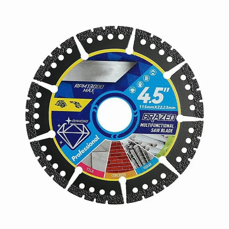 4.5" Multi-Material Diamond Blade - Premium Cutting Tool - Main