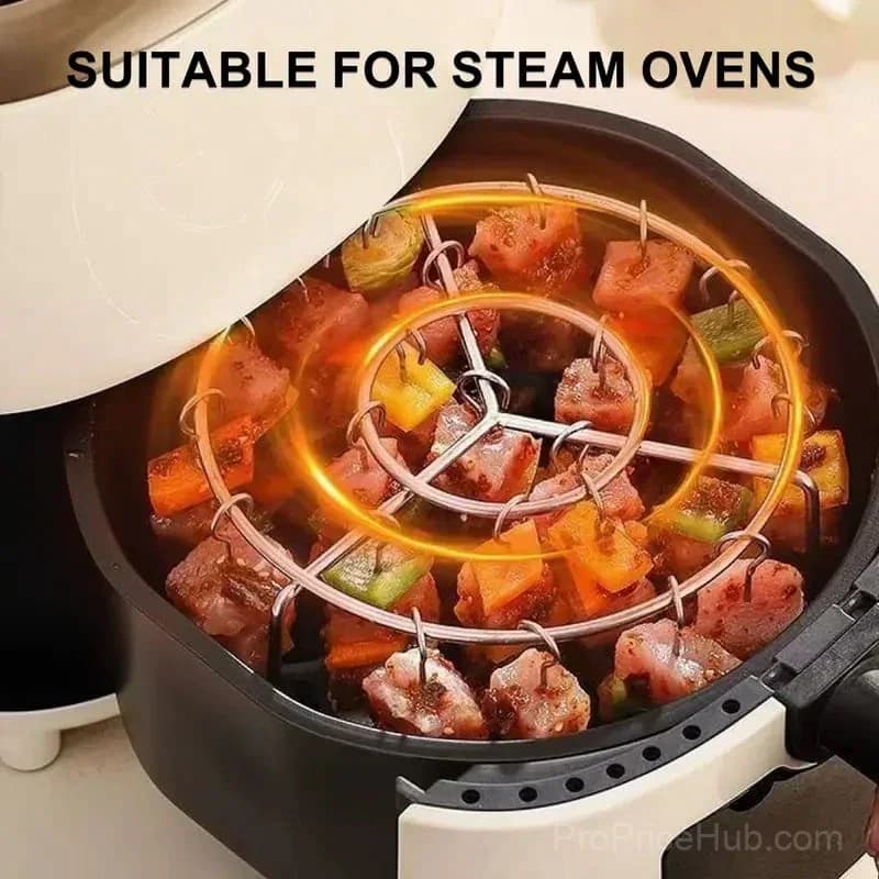 Stainless Steel Vertical Grill Rack for Air Fryer - Alt