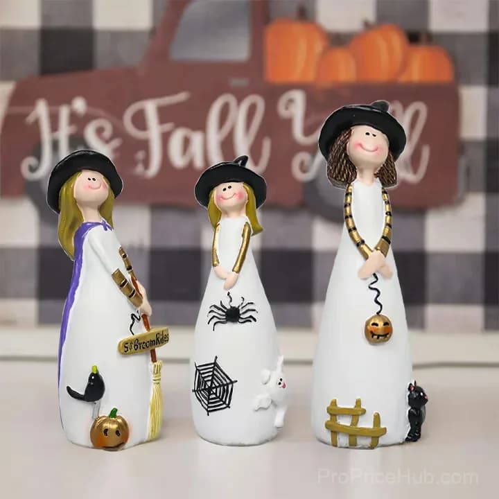 Halloween Witch Decoration for Home Decor, Style A - Alt