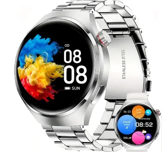 Watch4 Pro Steel Band Smartwatch with 24-Hour Health Check - View 18