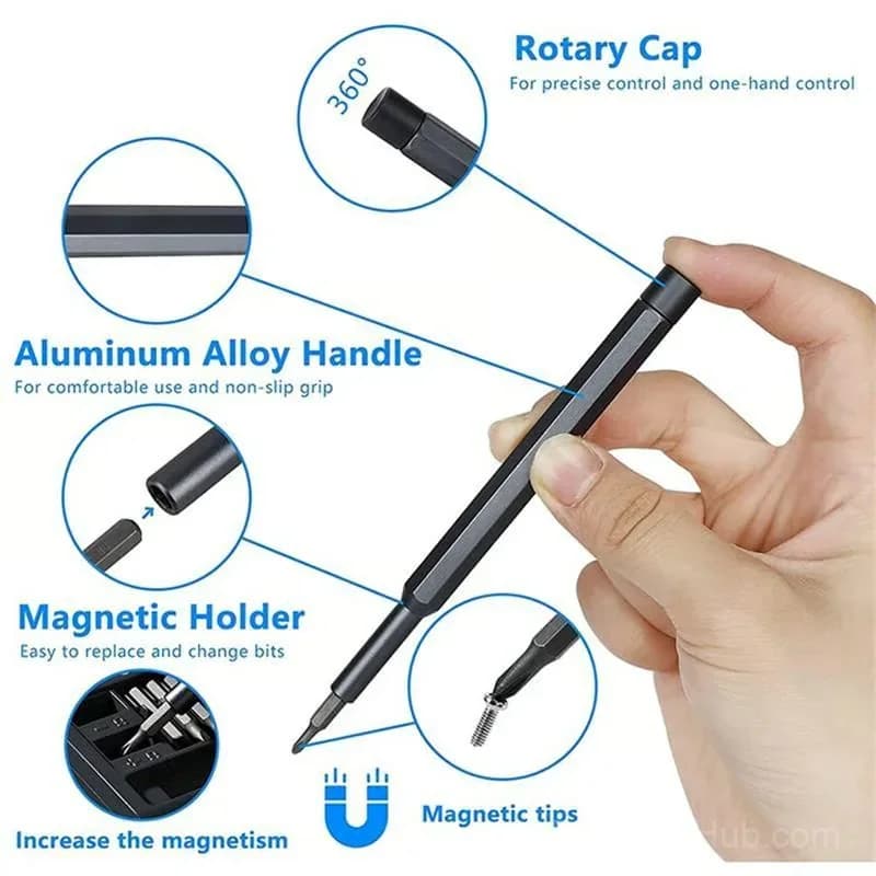 24-in-1 Multi-Bit Screwdriver Set Hand Tool Kit - Alt