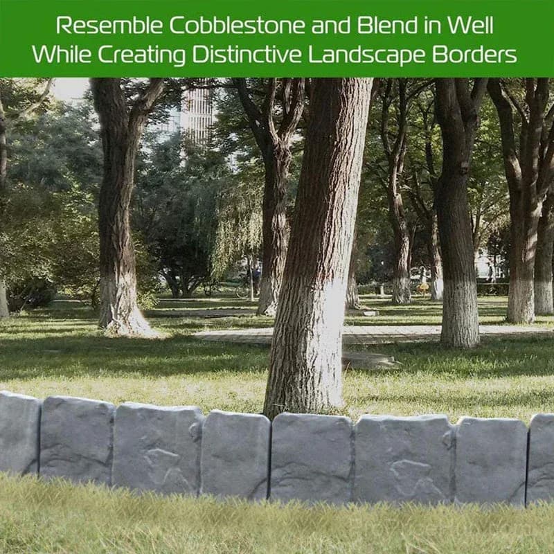 Imitation Stone Garden Fence - View 4
