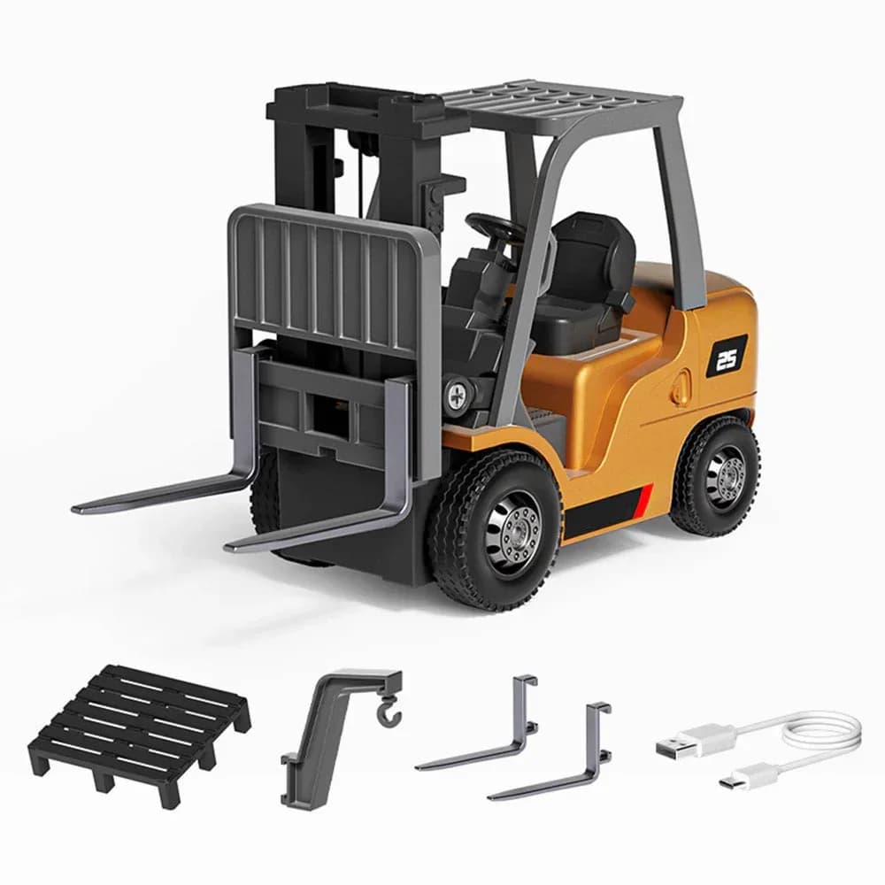 Mini Desktop Remote Control Forklift Truck Toy - View 6