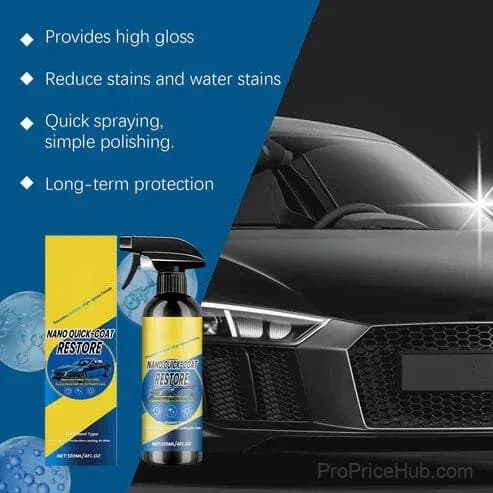 Automotive Nano Coating Repair Agent – Dust & Water Repellent, Gloss - Main