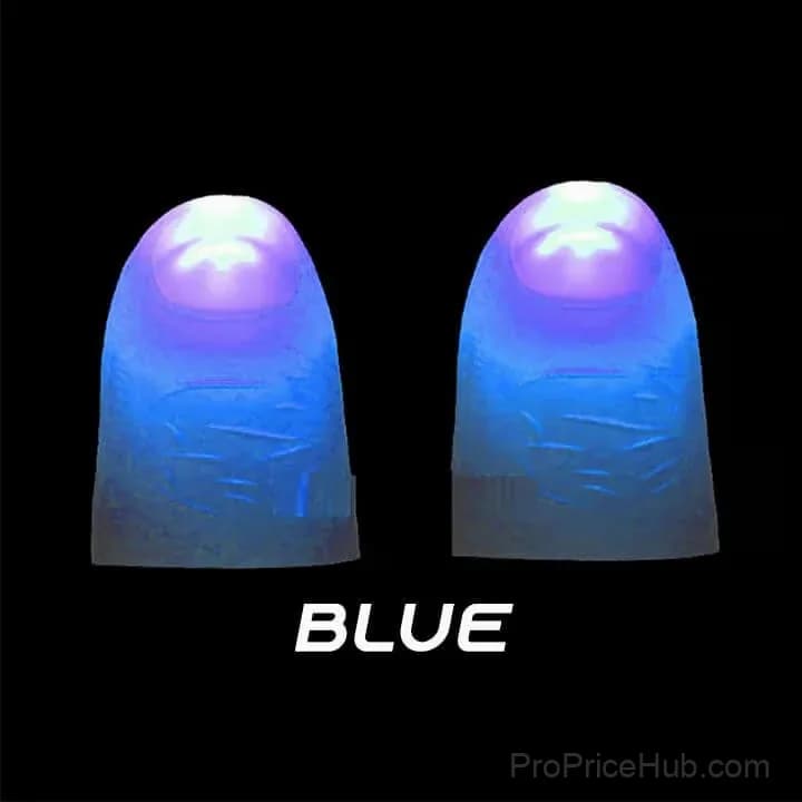 Magic Blue LED Thumb Light - 1 Pair - Main