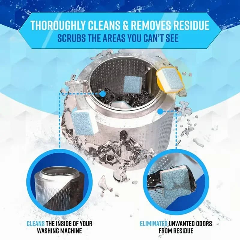 Washing Machine Deep Cleaner Tablets, 24 Count (2 Boxes) - View 5