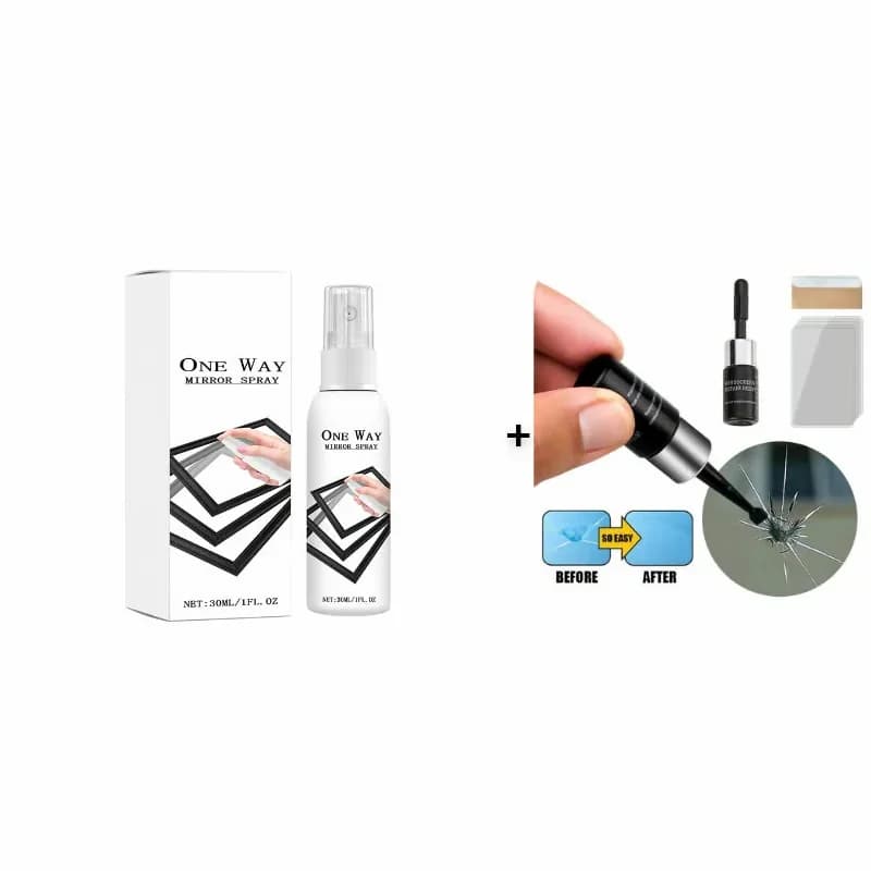 Reflective One-Way Mirror Privacy Window Spray, 1 Bottle - View 21