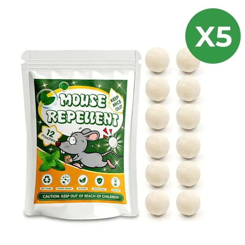Plant Essential Oil Mouse Repellent Paper Balls, 12-Pack - View 3