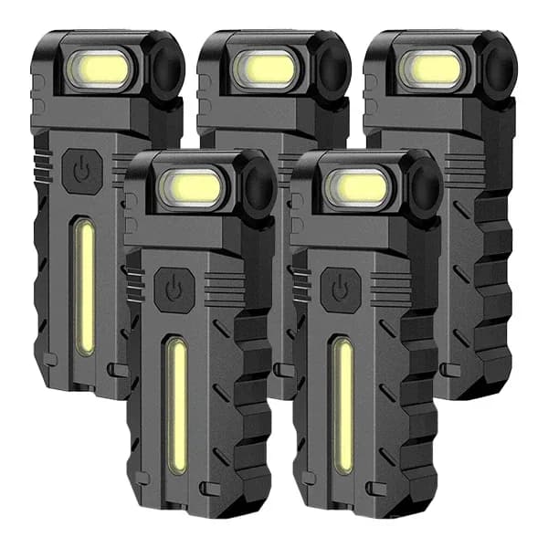 180° Rotating Head LED Work Light – Dual Beam, Magnetic Base, USB-C Rechargeable - View 14
