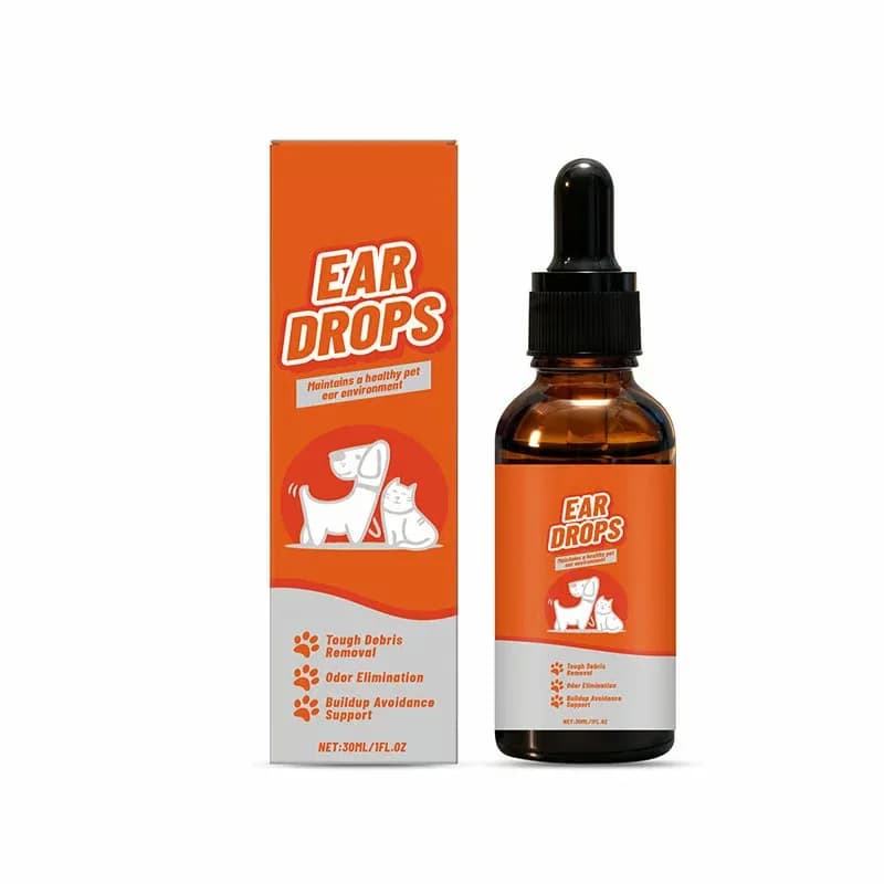 Natural Dog & Cat Ear Drops for Itching & Wax Build-Up - Main