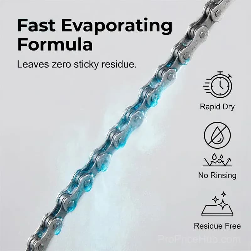 Portable Anti-Rust Bicycle Chain Cleaning Spray, 120ml 1-Pack - View 6