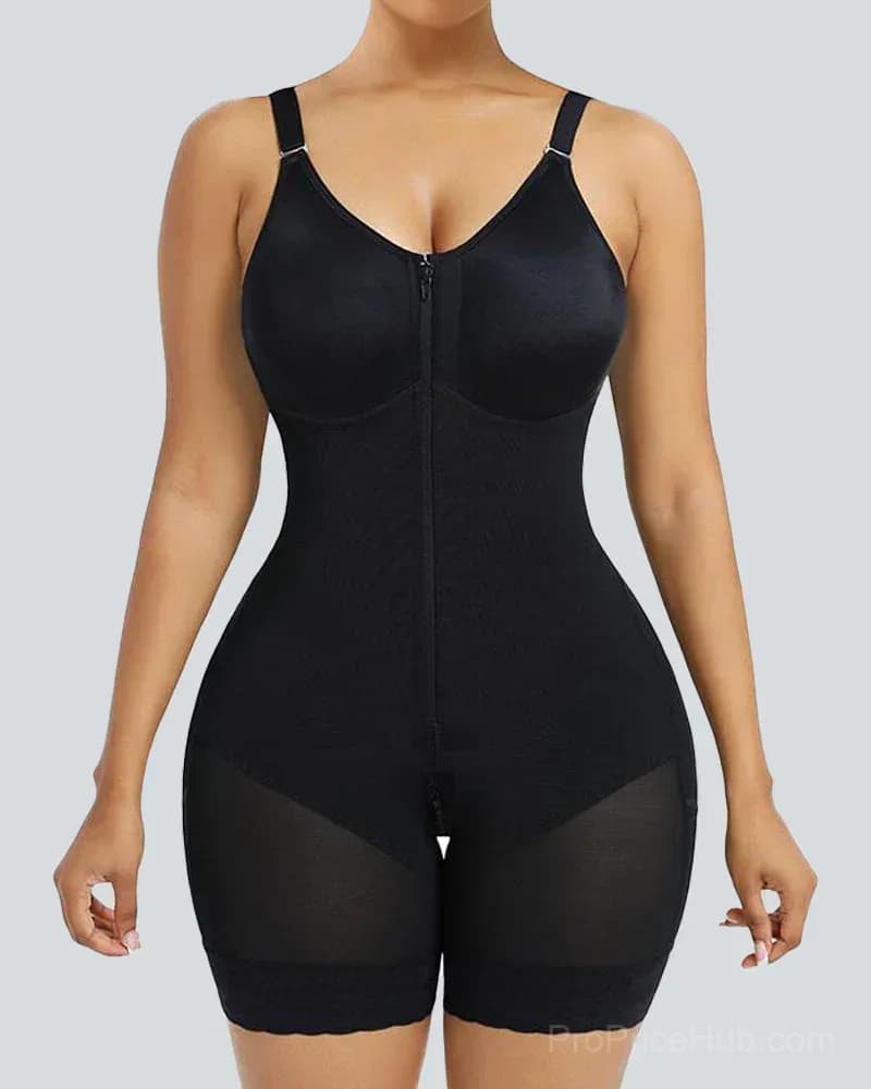 Tummy Control Butt Lifter Shaper with Zipper Crotch - Fajas Colombianas - Main