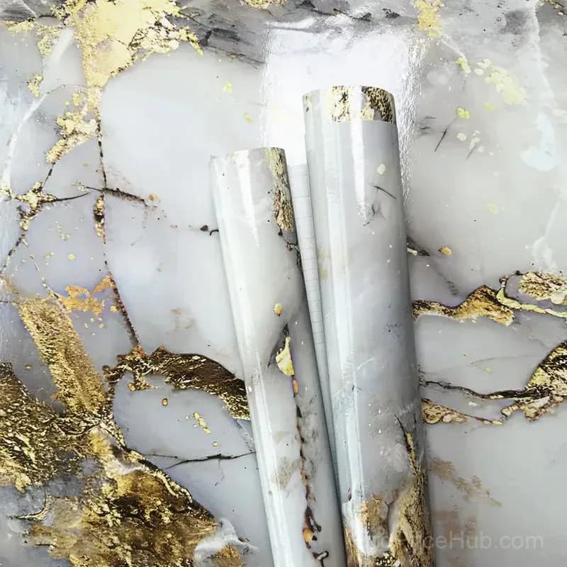 Gold Marble Self-Adhesive Wallpaper Roll - View 6
