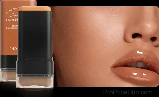Hydrating Lightweight Foundation Stick with Brush, 01 Ivory - View 11