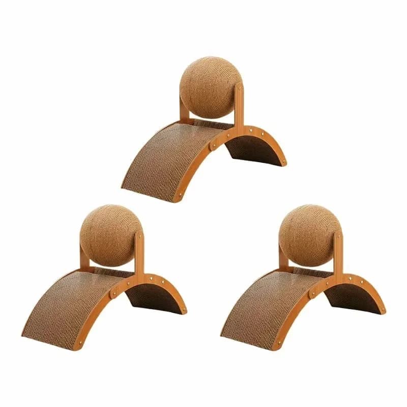 Cat Scratching Ball on Stand, 1-Piece Cat Scratch Toy - View 3