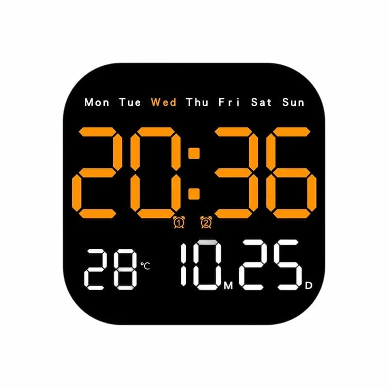 Multifunctional Digital Alarm Clock for Home & Office - View 12