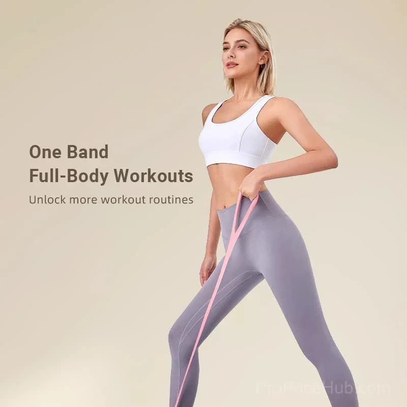 Silicone Figure 8 Resistance Bands for Women – Exercise & Workout - View 8