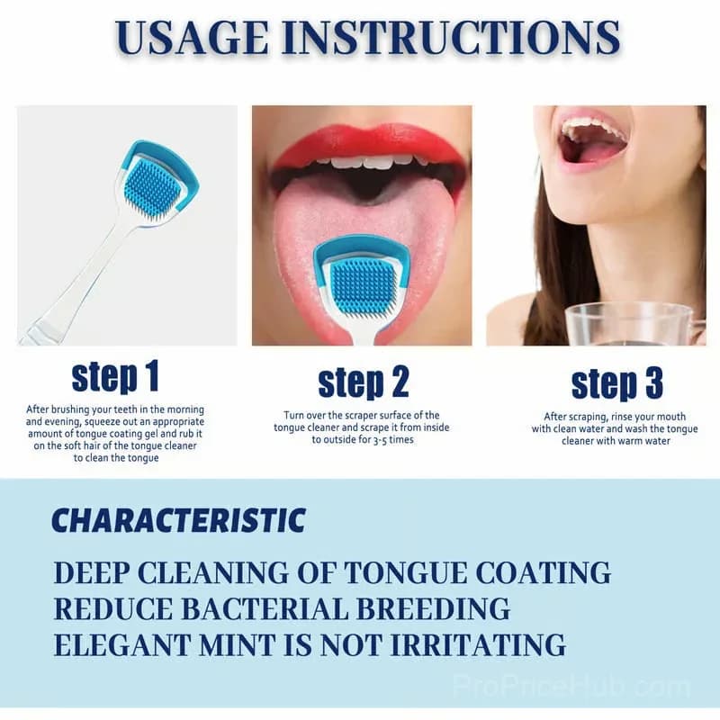Probiotic Tongue Cleaning Gel & Scraper Set - View 6