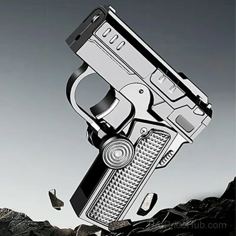 Multi-Functional Foldable Windproof Lighter, Black - View 9