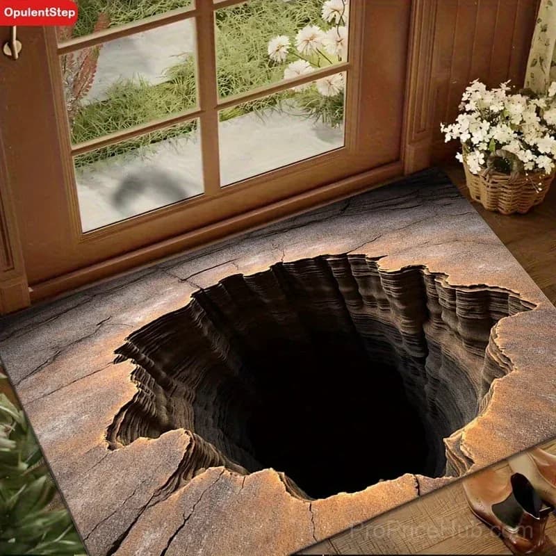 3D Optical Illusion Doormat - Endless Abyss Design - View 7
