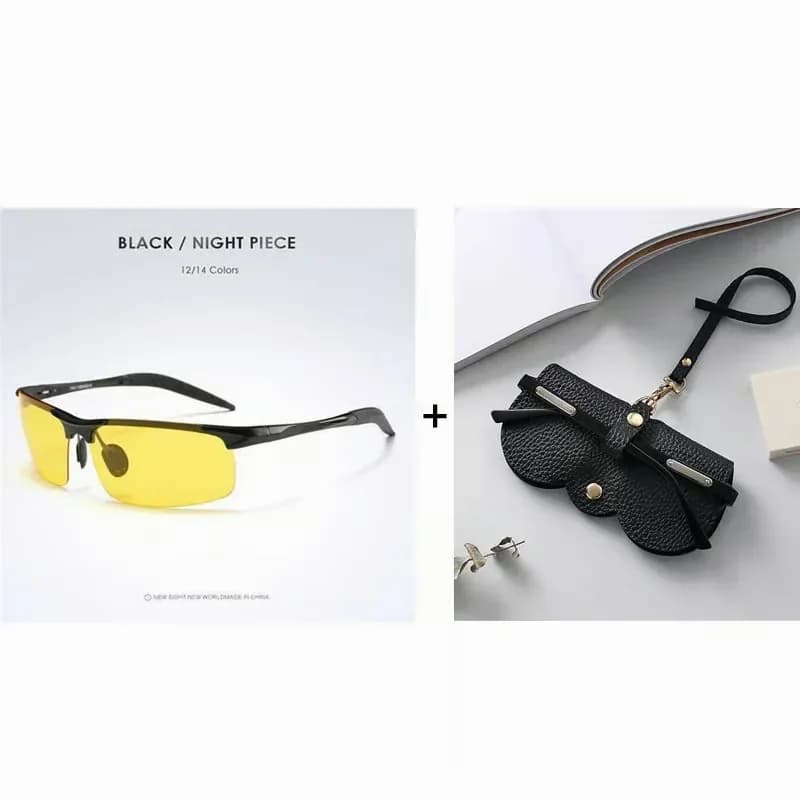 Photochromic Polarized Sunglasses, Black Lenses, 1 PC - View 17