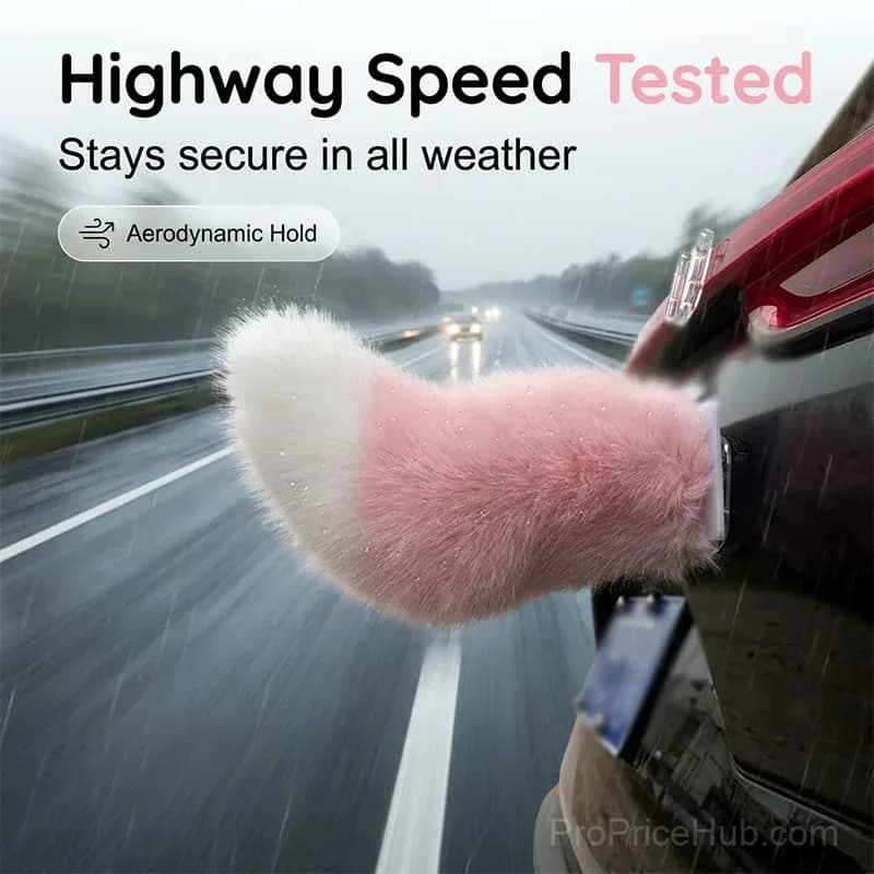 Remote Control Electric Car Tail Accessory, Pink-White - View 7