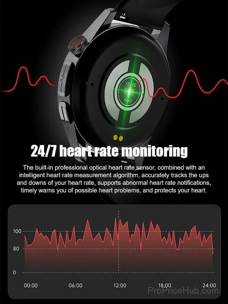 Watch4 Pro Steel Band Smartwatch with 24-Hour Health Check - View 10