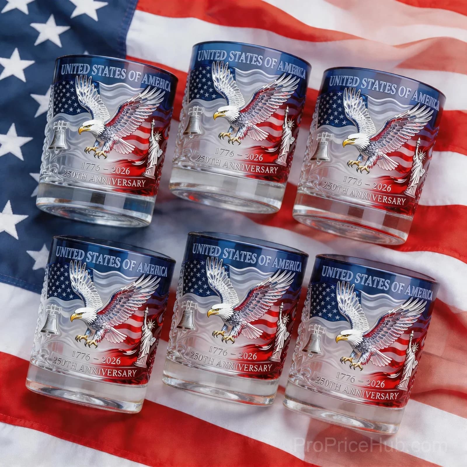 2026 USA 250th Anniversary Commemorative Glass – 1776-2026 Heritage Edition - View 8