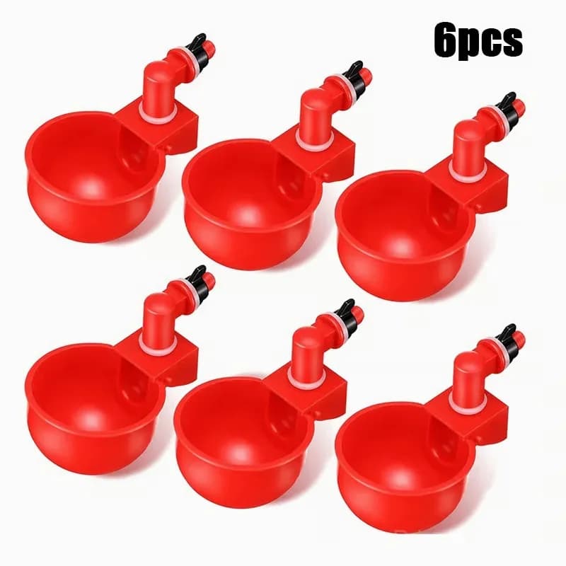 18-Piece Automatic Poultry Drinking Bowl Set - Alt