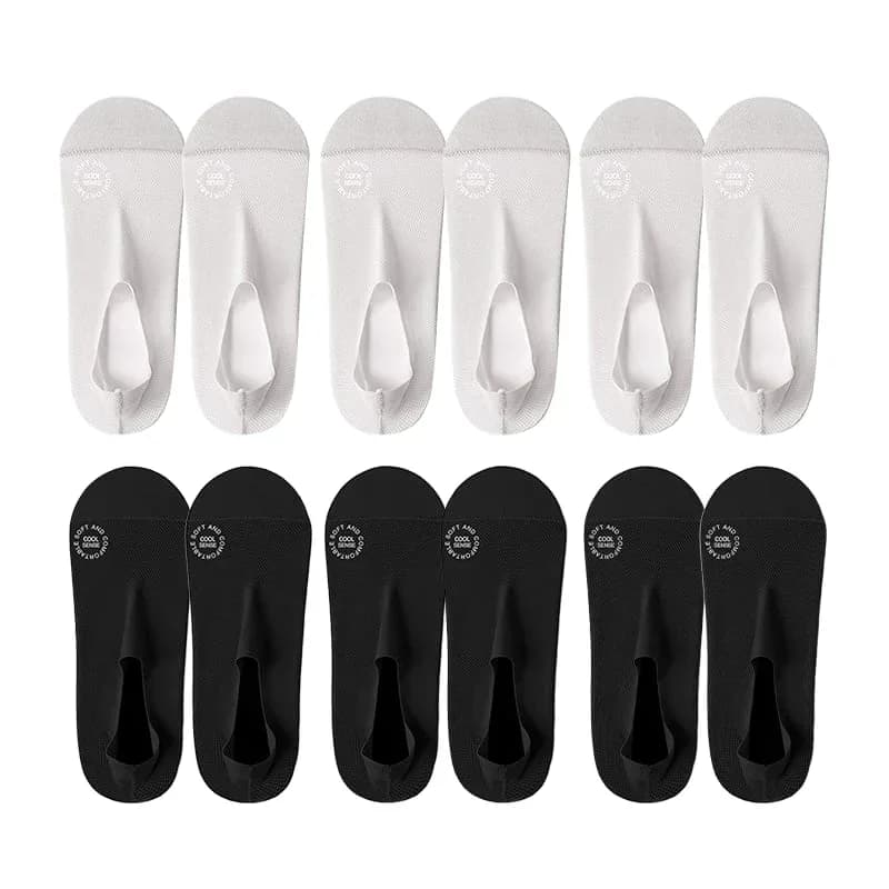 Ultra Thin No Show Liner Socks - Non Slip Hidden Fit - View 19