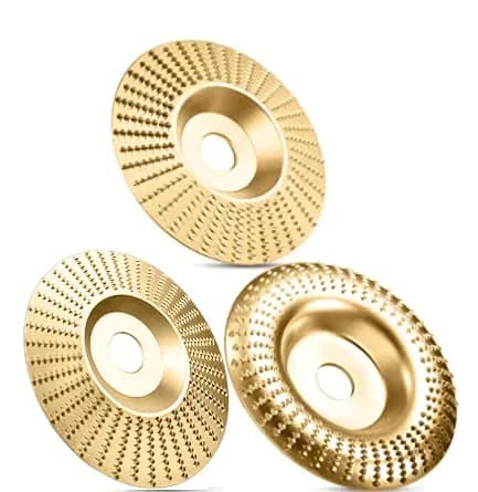 100mm Gold Angle Grinder Polishing Pads, 3-Piece Set - Main
