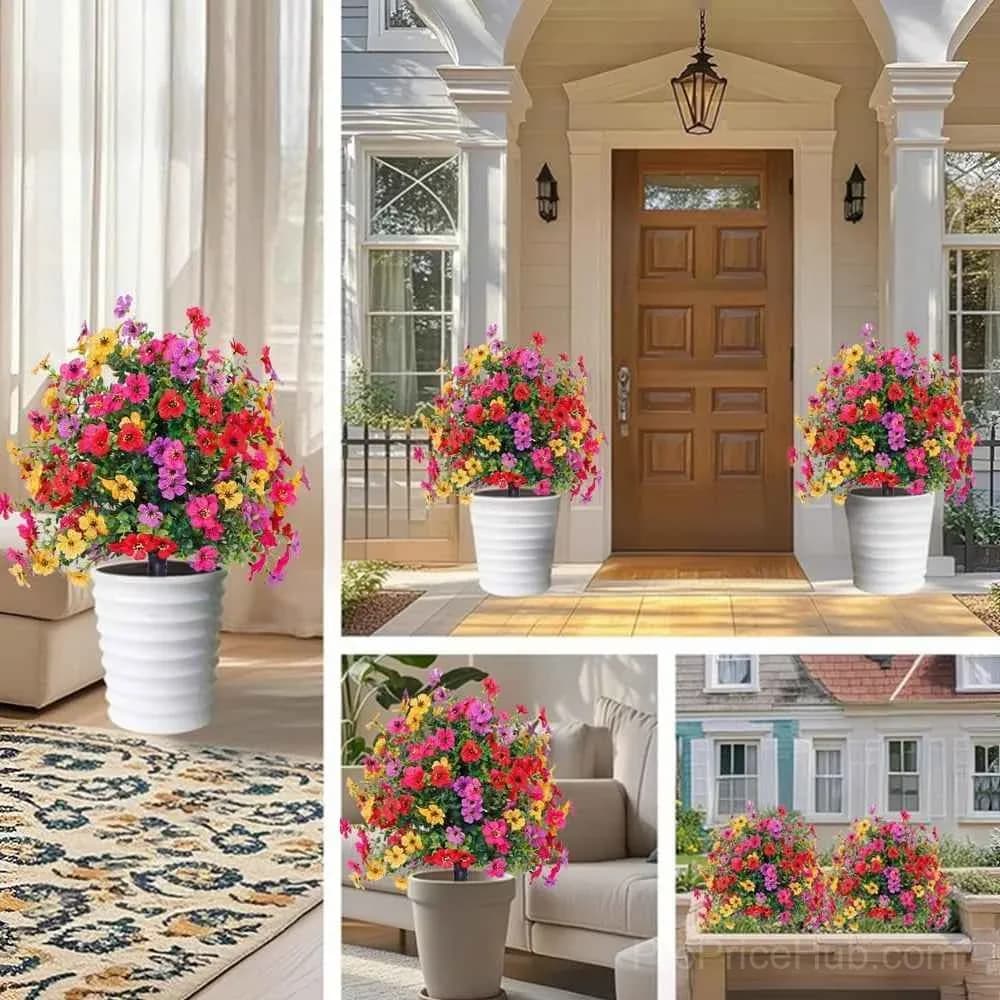 Outdoor/Indoor UV Resistant Waterproof Artificial Flower Decor - View 10