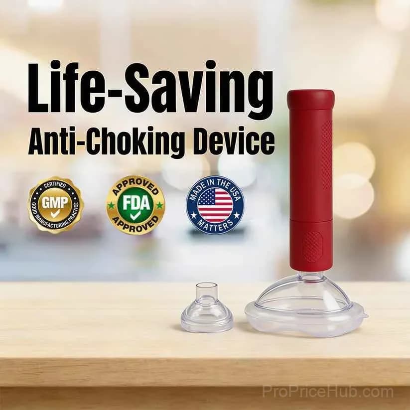 Anti-Choking Rescue Device with Suction for Kids & Adults - Main