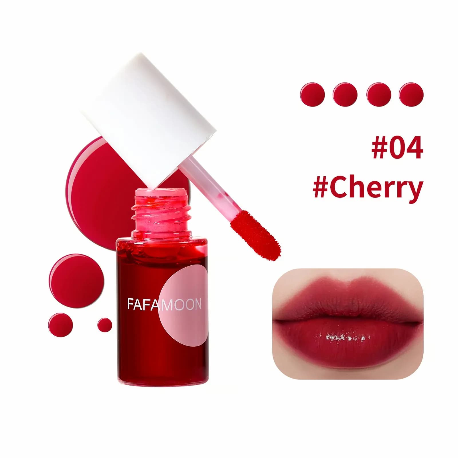 FAFAMOON Long Lasting Lip Gloss, 01 Apple - View 8