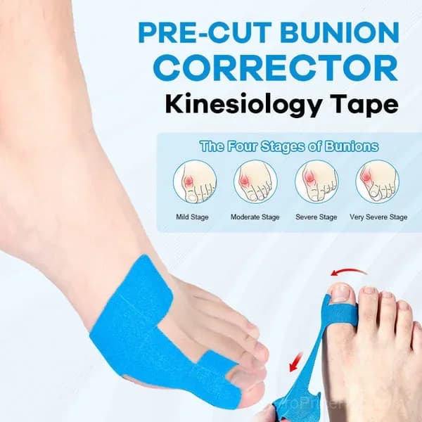 Pre-cut Bunion Corrector Kinesiology Tape - Main