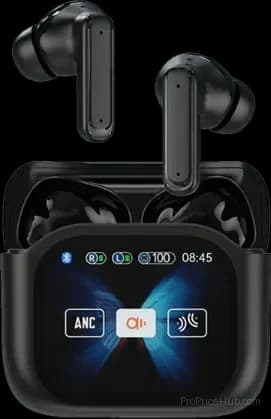 Touch-Control Bluetooth Headset with Clear Sound, Black - Main
