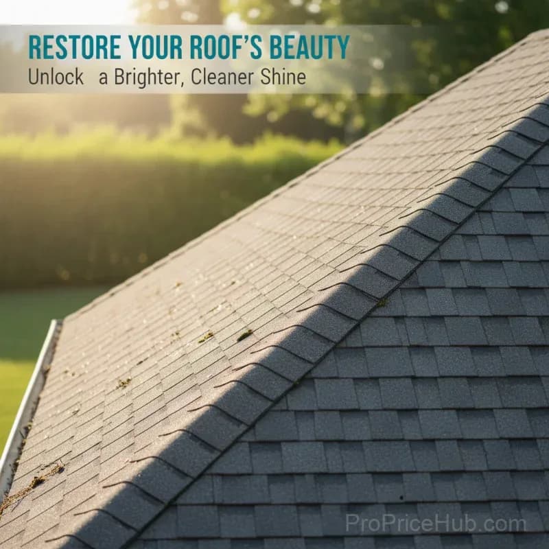 Multi-Surface Roof Moss & Algae Cleaner Spray, Professional Stain Remover & Protective Shield - View 3